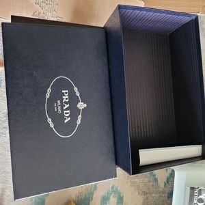 Prada shoe box in great condition
